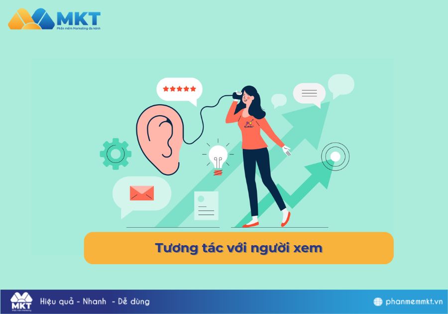 Tương tác với người xem Cách tăng lượt view Youtube hiệu quả: Tương tác với người xem