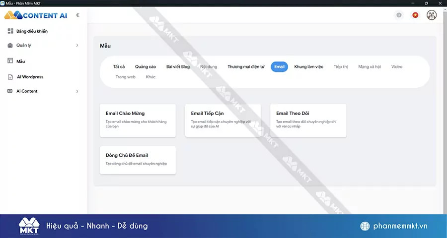 Content AI - Email marketing Content AI - Email marketing